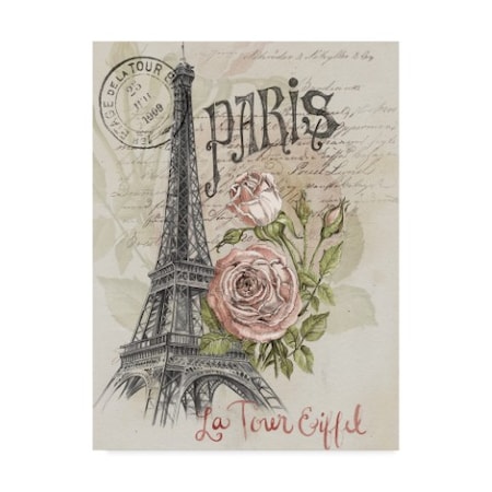 Trademark Fine Art Jennifer Paxton Parker 'Paris Sketchbook I' Canvas Art, 35x47 WAG08449-C3547GG